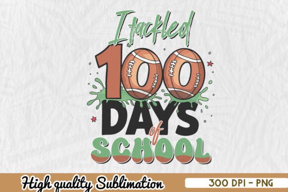 100 Days School Family Sublimation PNG for Crafts & Graphics