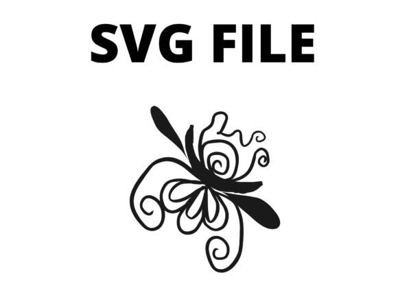Abstract Flower Craft Svg: Graphics for Crafts