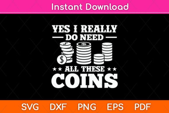 Coin SVG for Crafts & Graphics