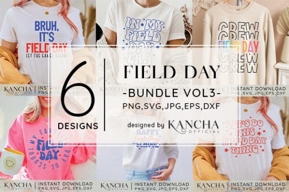 Field Day SVG Bundle Vol.3: Graphics for Crafts