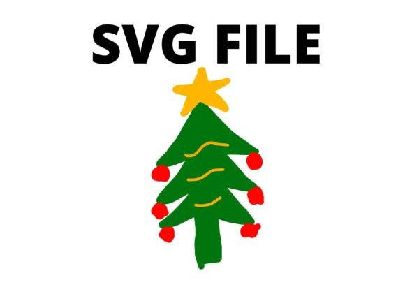 Green Christmas Tree SVG: Graphics for Crafts