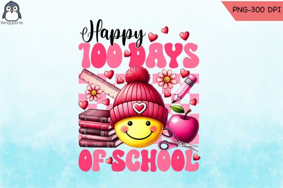 Happy 100 Days Graphics for Crafts