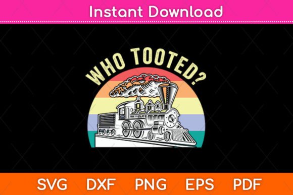 Review: Who Tooted Cute Train SVG for Embroidery