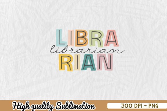 School Librarian Sublimation: Graphics for Crafts