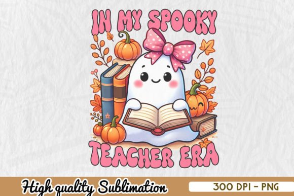Spooky Teacher Era PNG: Graphics for Crafts