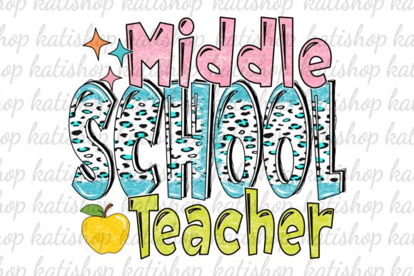 Teacher Leopard Stars: Graphics for Crafts