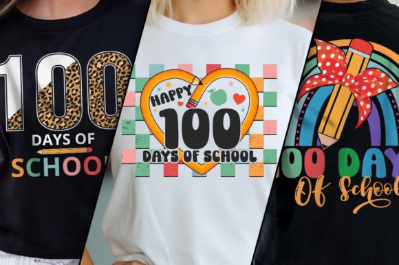 Trendy 100 Days School Graphics for Crafts