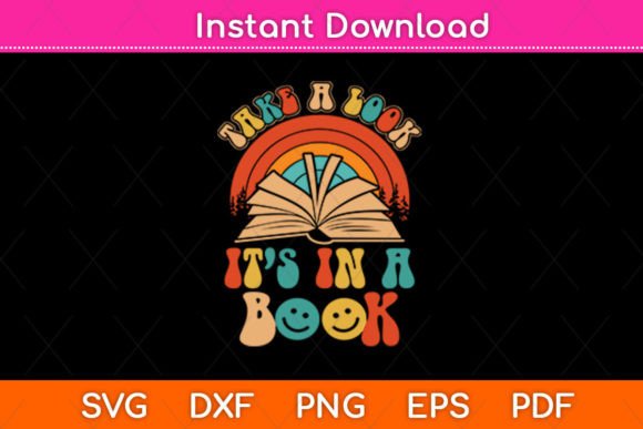 Vintage Book SVG for Crafts & Graphics